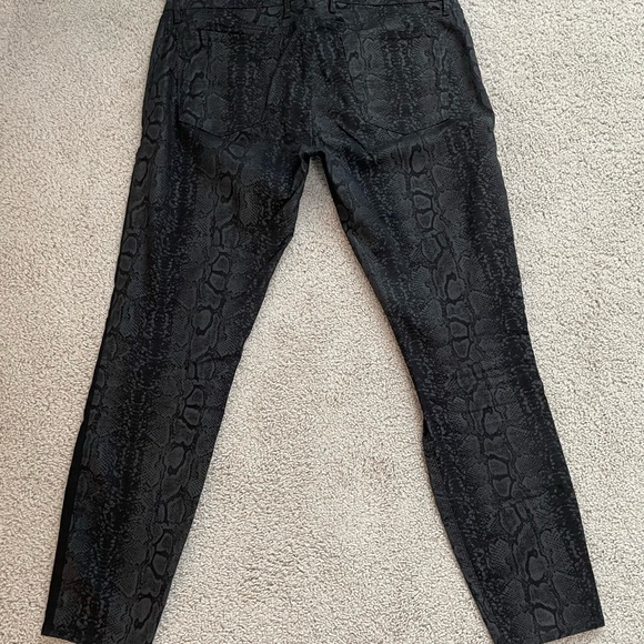 Lucky brand snakeskin print black jeans - Picture 4 of 10